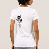 面白いTシャツデザイン Tシャツ (裏面)