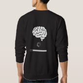 面白いTシャツ スウェットシャツ (裏面)