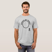 面白いTシャツ、信頼の輪の外側にいます Tシャツ (正面フル)