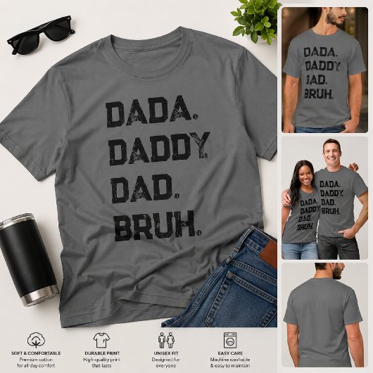 面白いTシャツ-DADA DADDY BRUCH Tシャツ