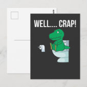 面白いT-Rexの腕 小さな恐竜 ユーモア ポストカード (正面/裏面)