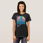 面白いUFOエイリアン天文学者信じる自分自身 Tシャツ (正面フル)
