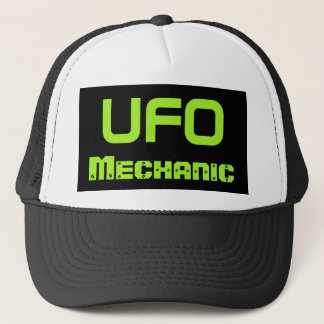 面白いUFOエイリアン メンズ メカニックハット ギフト キャップ
