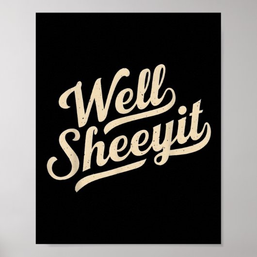 面白いWell Sheeyitデザイン _1 ポスター (正面)