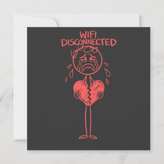 面白いWiFi切断壊れたハートゲーマーミーム 招待状