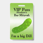 面白きゅうり VIP パーティバッジ バッジ (裏面)