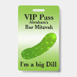 面白きゅうり VIP パーティバッジ バッジ
