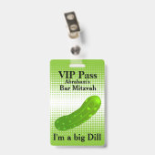 面白きゅうり VIP パーティバッジ バッジ (裏面 （クリップ付）)