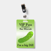 面白きゅうり VIP パーティバッジ バッジ (正面 （クリップ付）)