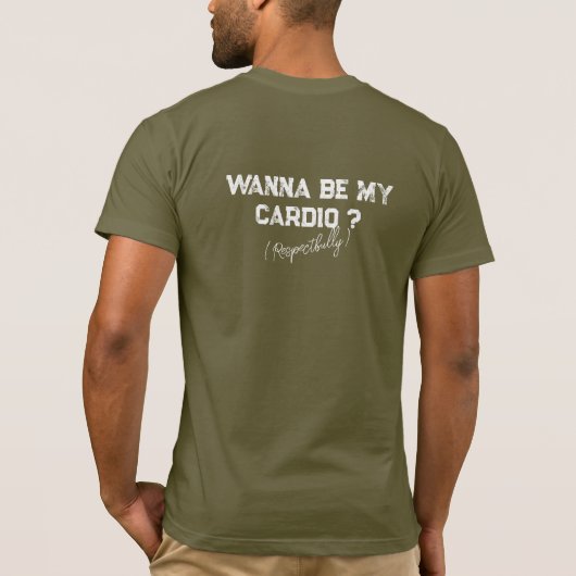 面白くてイケイケ Tシャツ (裏面)