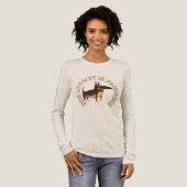 面白くて忠実な犬Tシャツ トライブレンドＴシャツ (正面全体)