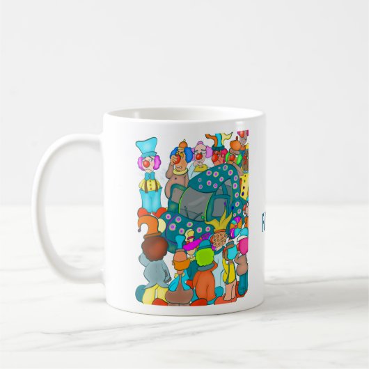 面白くないクラシックマグカップ コーヒーマグカップ (左)