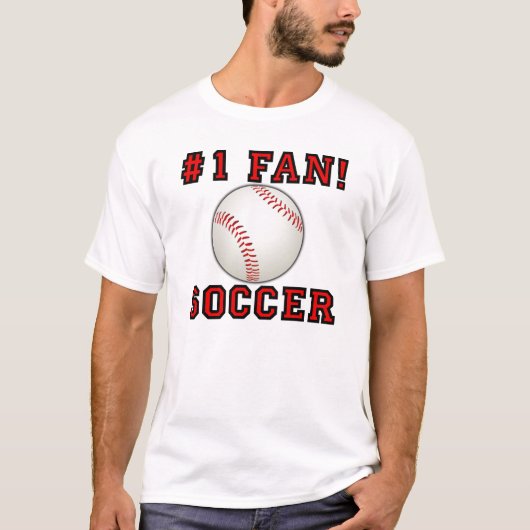 面白くないサッカー ファン Tシャツ (正面)