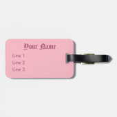 面白くないペルシャ女王 ラゲッジタグ (裏面横)