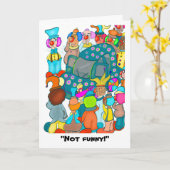 面白くない! グリーティングカード (黄色い花)