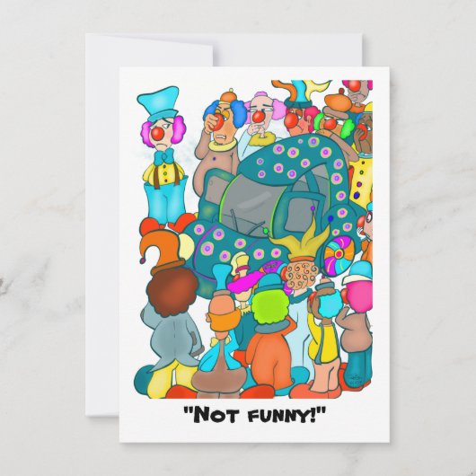 面白くない！　フラットカード (正面)