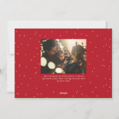 面白くなかったクリスマスの写真 シーズンカード (裏面)