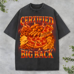 面白すぎるピザパーティーTシャツ - ブートレグラップスタイルのフードラバー Tシャツ