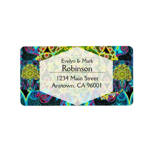 面白そうな人生の木 ラベル (正面)