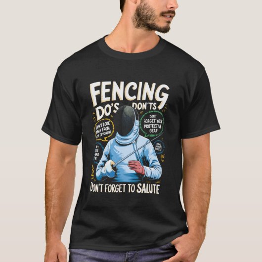 面白フェンシング Tシャツ (正面)