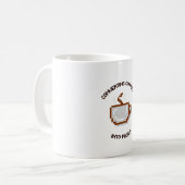 面白プログラマー コーヒーマグ コーヒーマグカップ (正面左)