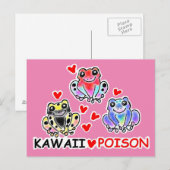 面白?　ヤドクガエルちゃん  ポストカード (正面/裏面)