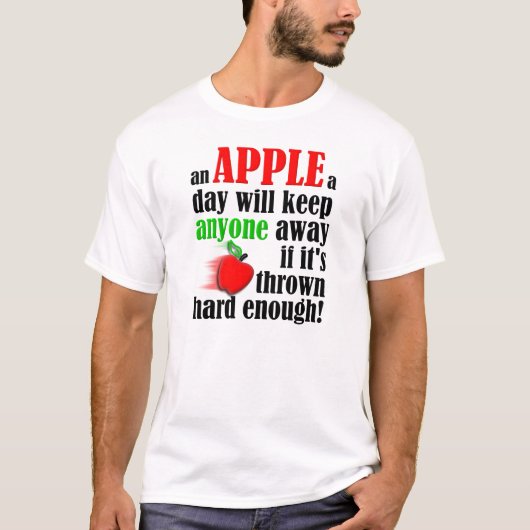 面白Tシャツ 邪魔者 Tシャツ (正面)