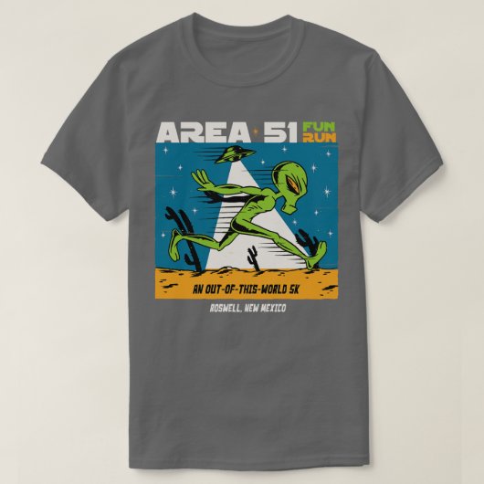 面積51走おもしろい走の1 Tシャツ (デザイン正面)