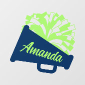 面離れチアリーティング背面ウィンドウの固定 ウィンドウサイン (シート)