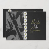 革およびデイジーの結婚式招待状 招待状 (正面/裏面)