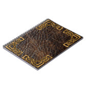 革および金ゴールドのケルト人のノート ノートブック (左側)