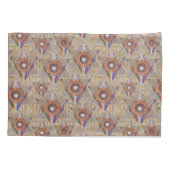 革とスエードの「ダビデの星」 枕カバー (裏面)