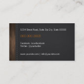 革と木 名刺 (裏面)