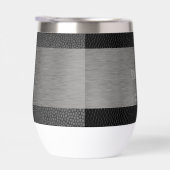 革と金属のプリント モノグラムの (右面)