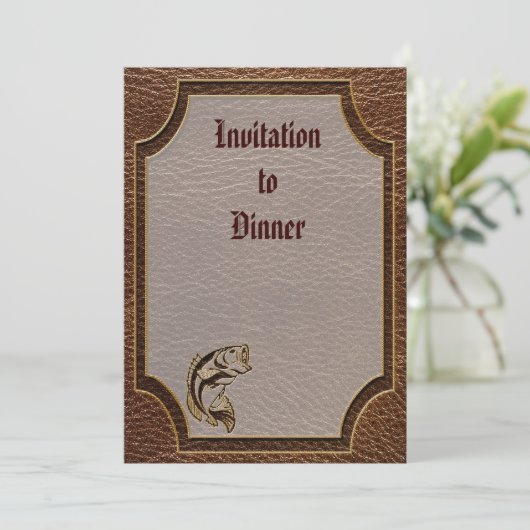 革のような魚 招待状 (スタンド正面)