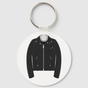 革のジャケットKeychain キーホルダー