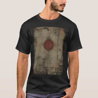 革のタペストリー風抽象柄 Tシャツ