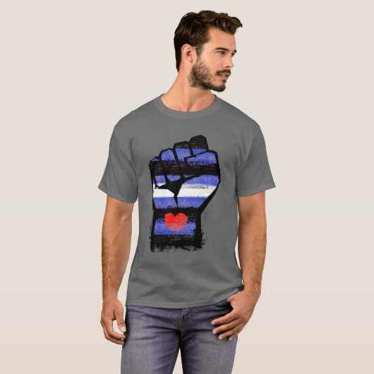 革のプライド拳 Tシャツ (正面フル)