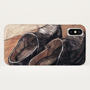 革の下駄のペア – ヴァン・ゴッホ iPhone X ケース