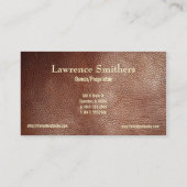 革の古い名刺 名刺 (裏面)