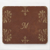 革の外観のゴールデンハニーキース マウスパッド (正面)