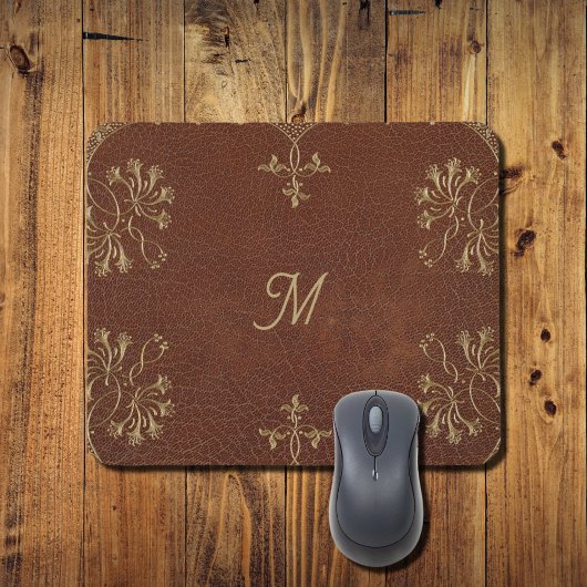 革の外観のゴールデンハニーキース マウスパッド