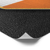 革の外観を持つアイラ高品質ンドペナント ポスター (角)