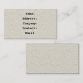 革の子鹿 –  名刺 (正面/裏面)