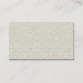 革の子鹿 –  名刺 (裏面)