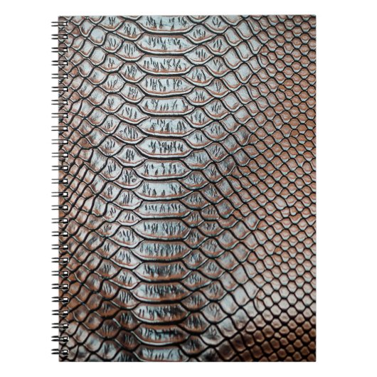 革の皮、テクスチャ付きの背景 ノートブック (正面)