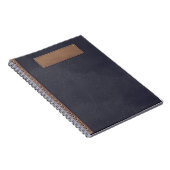 革カバー ノートブック (右側)