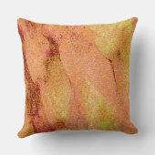 革スタイルに擦り切れたシ絵を描ワ、サーモン クッション (裏面)