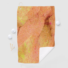 革スタイルに擦り切れたシ絵を描ワ、サーモン ゴルフタオル