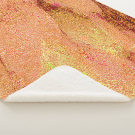 革スタイルに擦り切れたシ絵を描ワ、サーモン シェルパブランケット